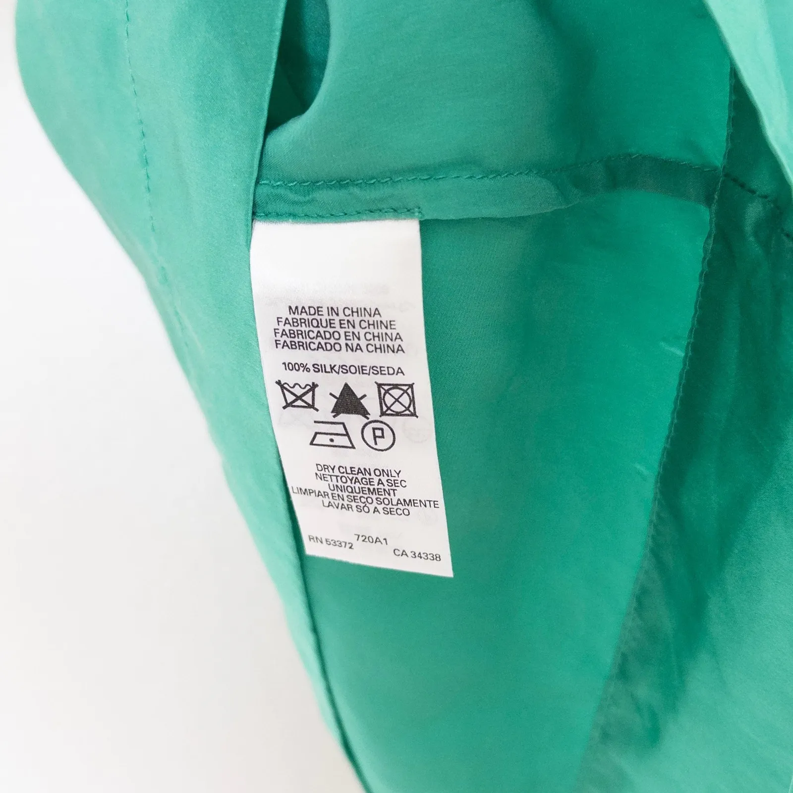 Y2K French Connection‎ Womens Silk Cami Top Size 0 Green Strappy Luxe Summer - Image 8