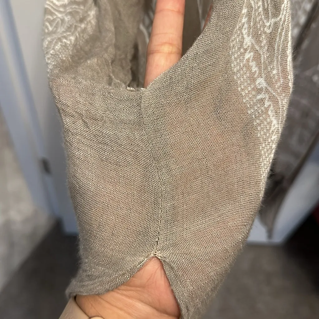 Lulus Sun Daze Grey Print Cover-Up One Size - Image 8