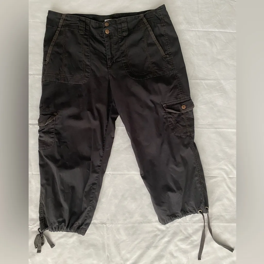 BANDOLINOBLU CAPRI‎ CARGO PANTS Black Size 10 - Image 2