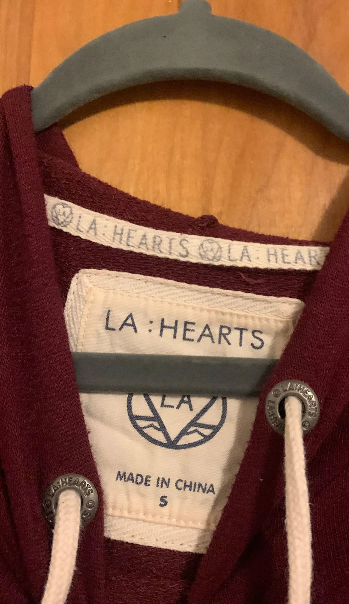 PacSun Maroon Hoodie - Image 3