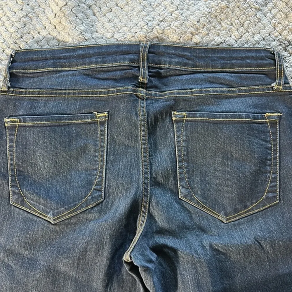 Women's Mia & Moss Sloane Straight Denim Stretch Jeans Size 12/31 EUC #4207 Blue - Image 6