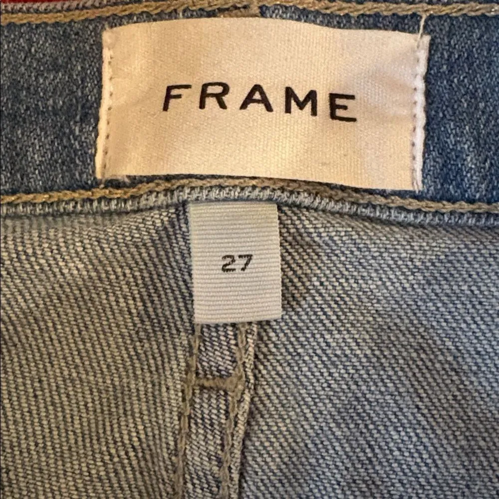 FRAME Le Beau High-Rise Boyfriend Jeans in Walden Rock - Image 6