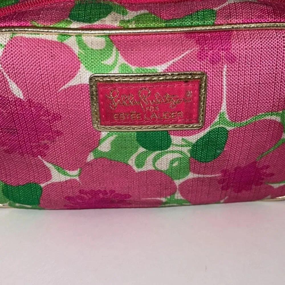 Lily Pulitzer Pink cosmetics bag - Image 2