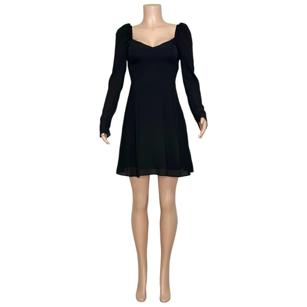 HILL HOUSE Felicity Mini Dress, Black, Medium - Image 13