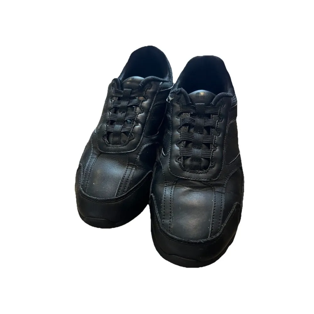 Shoes For Crews Entree II  Slip Resistant Tripguard Flex Leather Size 8 Black - Image 2