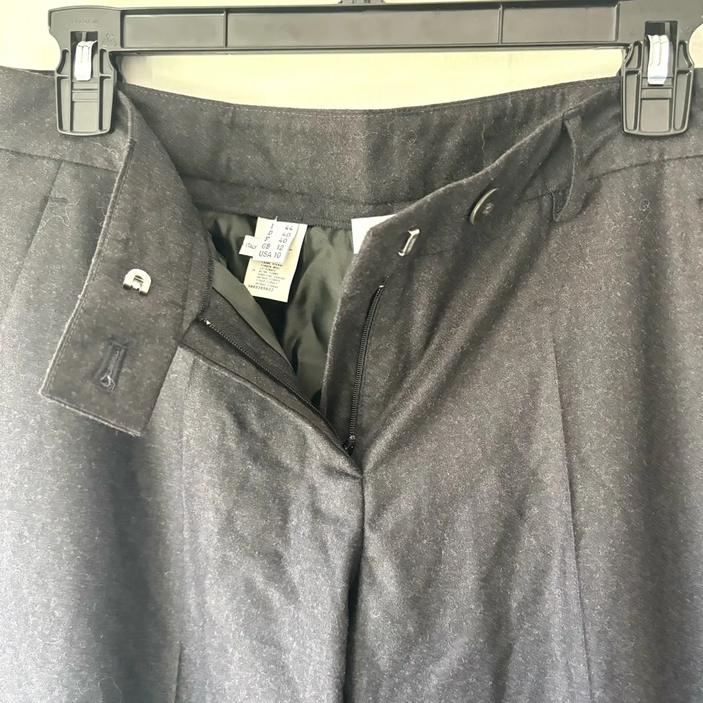 Moschino Charcoal Gray Wool Trouser Slack Pant NWT Business Professional Career - Image 8