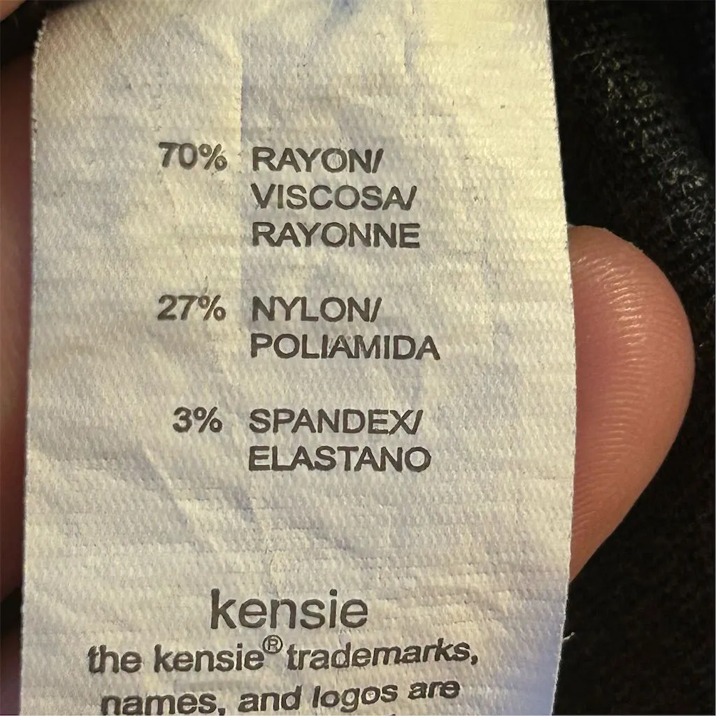 Kensie Women's Asymmetrical Cardigan Jacket Gray XL Long Sleeve Casual - Image 6