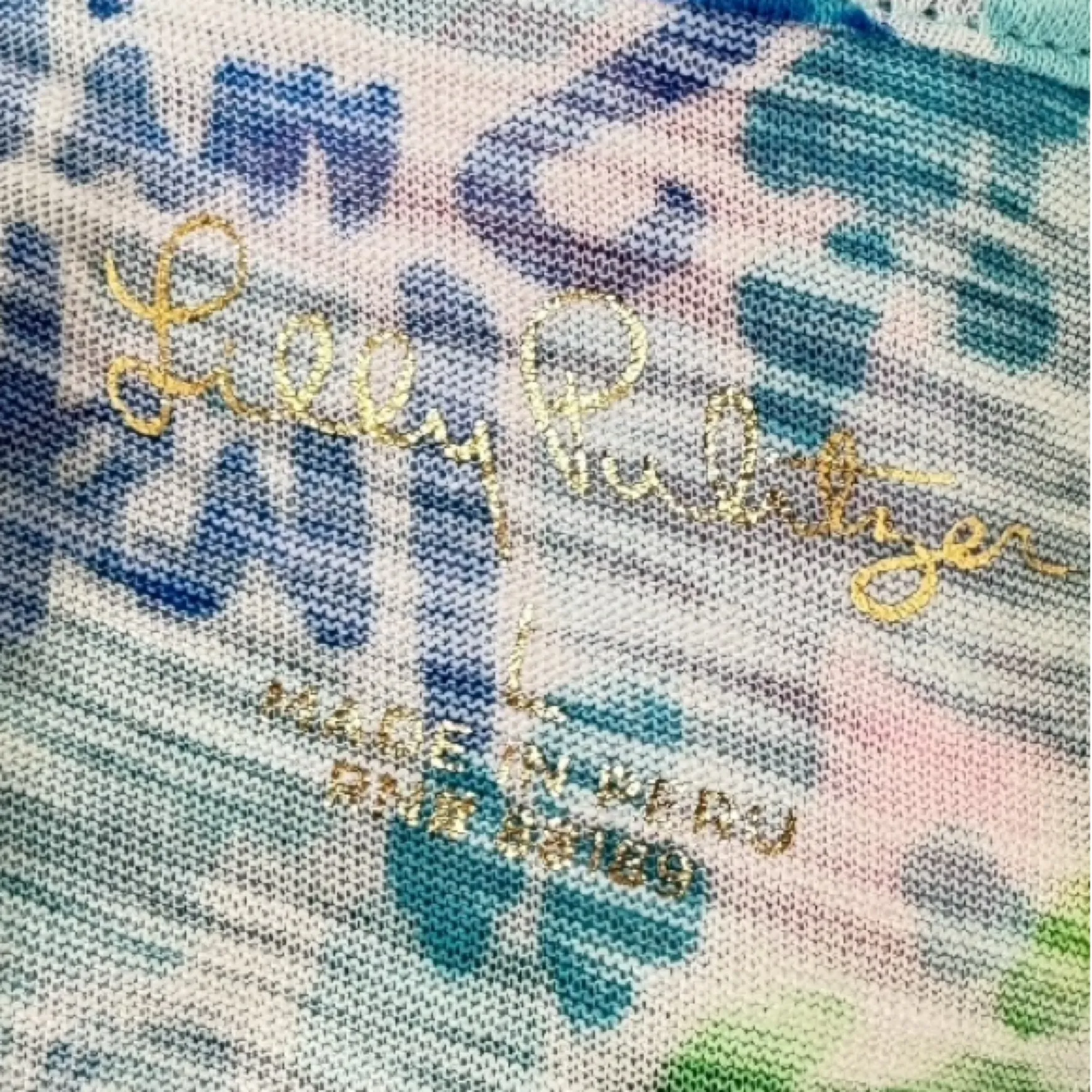 LILLY PULITZER Etta short sleeve tee shirt top D.C national mall print L - Image 5