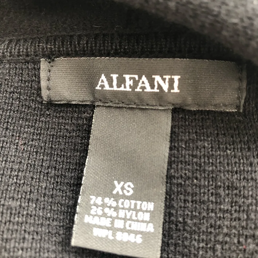 Alfani Womens Knit Open Front Button Blazer XS - Image 8