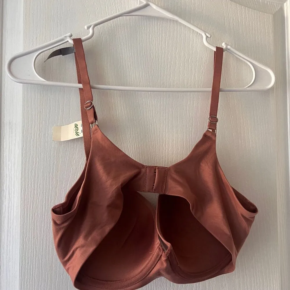 Aerie Womens Padded Push Up‎ Underwired Full Coverage Bra Light Brown  34D NWT - Image 7