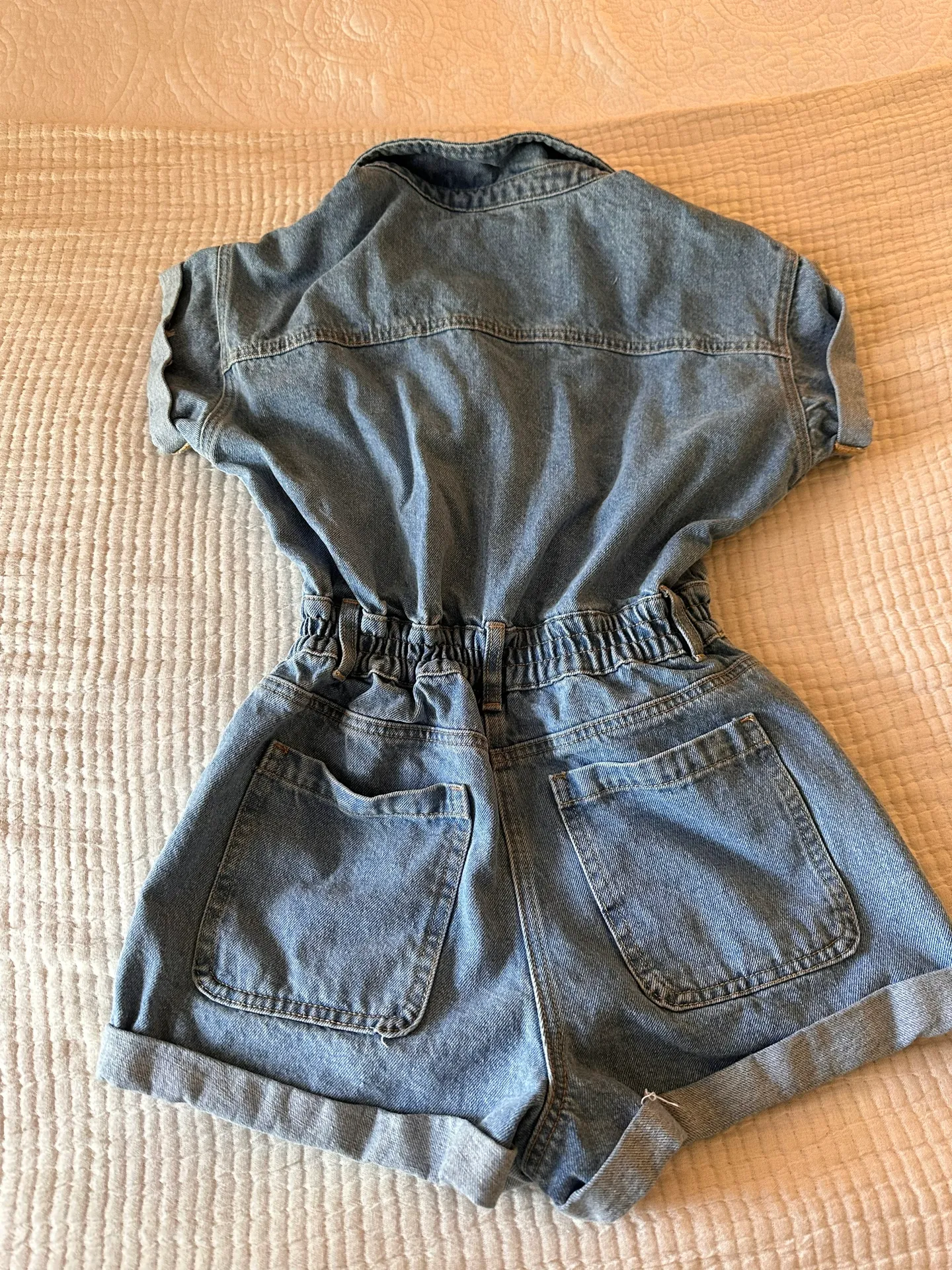 Denim Romper - Image 2