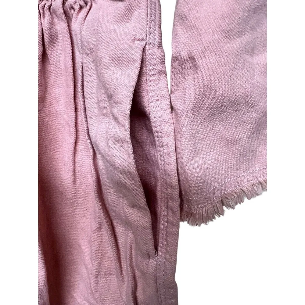 Anthropologie Holding Horses Lilibet Pink Dip Dye Bell Sleeve Dress Women’s 0 - Image 7