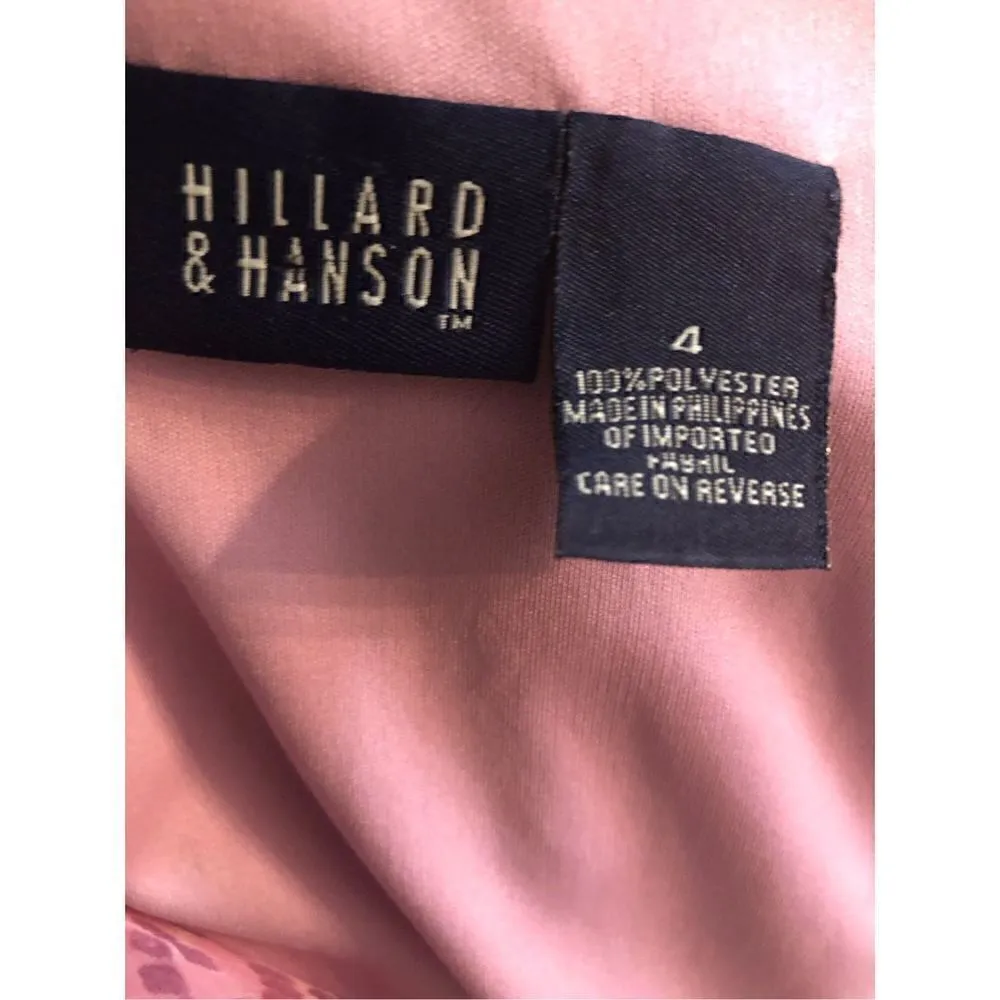 Hillary & Hanson Barbie pink chiffon midi sleeveless dress - Image 11