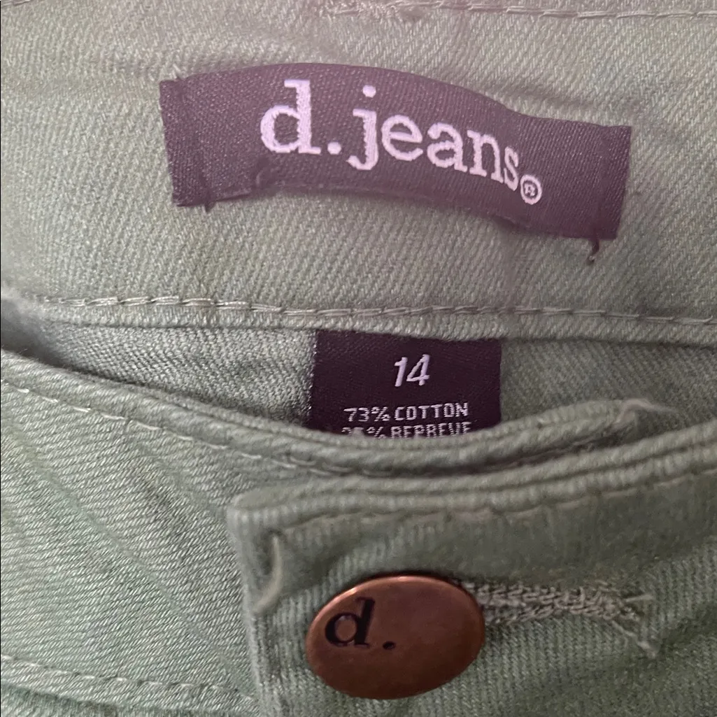 D. Jeans  green jeans Chinos new - Image 3