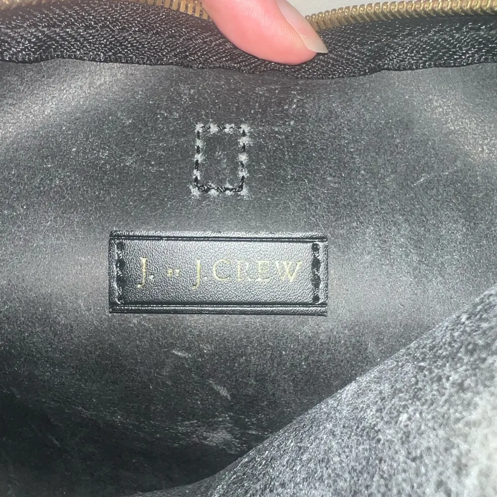 J.Crew Black Leather Parker Crossbody Bag - Image 7