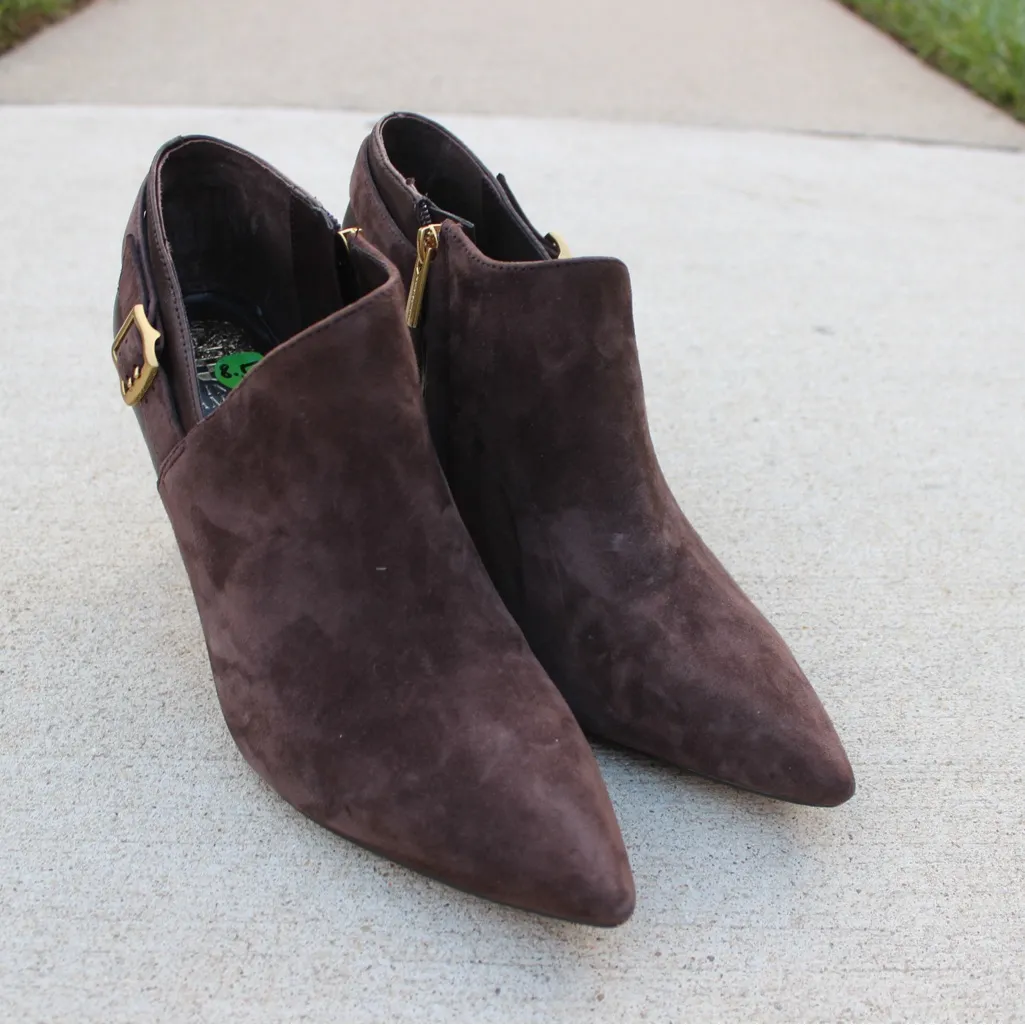 Vince Camuto Kreitha Brown Suede Women's Shoes Sz 8.5 - Image 6