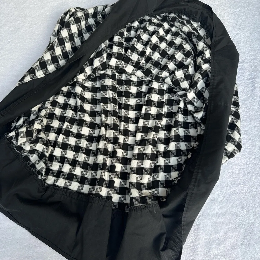 Vintage California connection, Inc Black and White Checkered A - Image 5