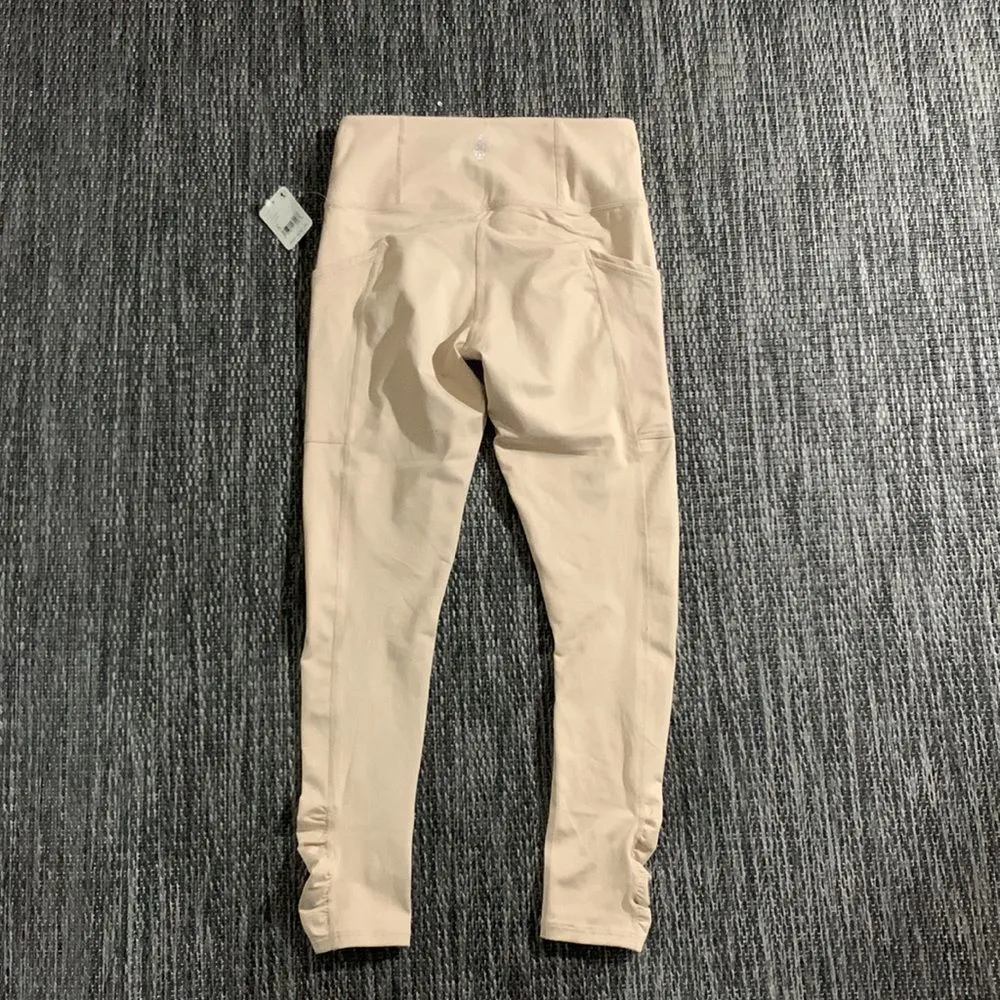 FREE PEOPLE Clay Out of Your League Ankle-Length Leggings Yoga size S - Image 2