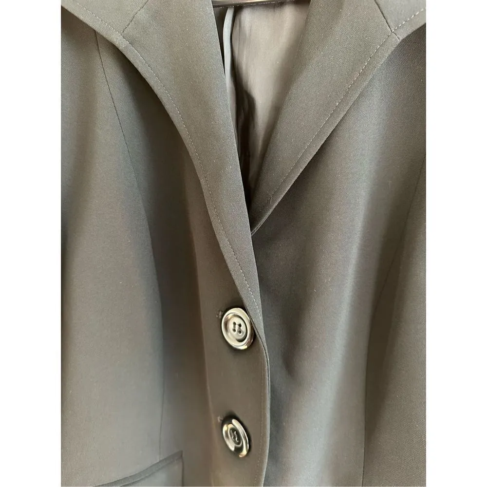 Lafayette 148 Womens black button down blazer sz 12 Size L - Image 11