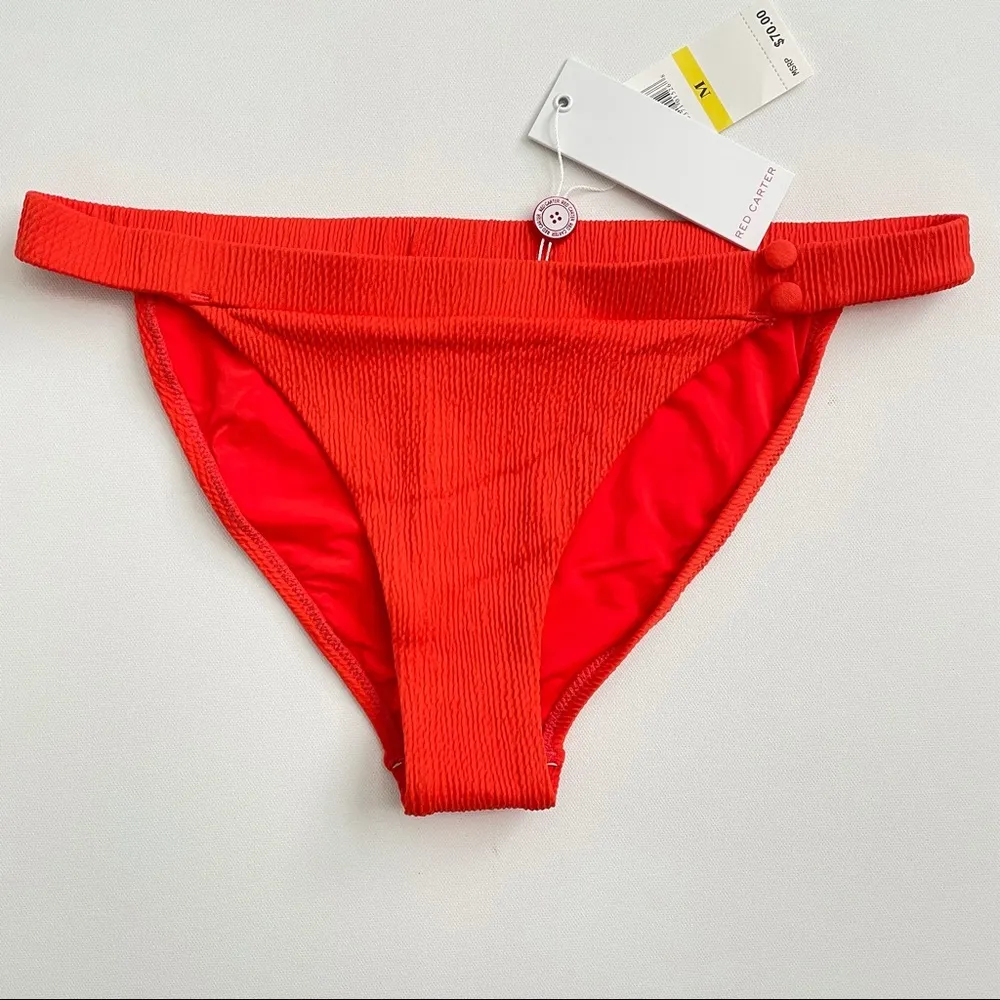 Red Carter Women’s PAIGE BIKINI BOTTOM Size M - Image 3