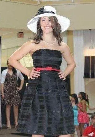 NWT Black Strapless Formal Dress - Image 3