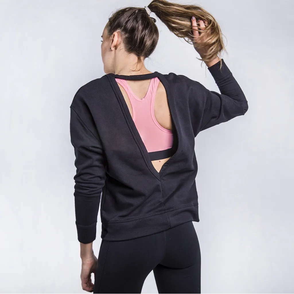 Nike  Women’s Sz Small Dri-Fit Versa Open Back Training Top Style 839926-010 - Image 8