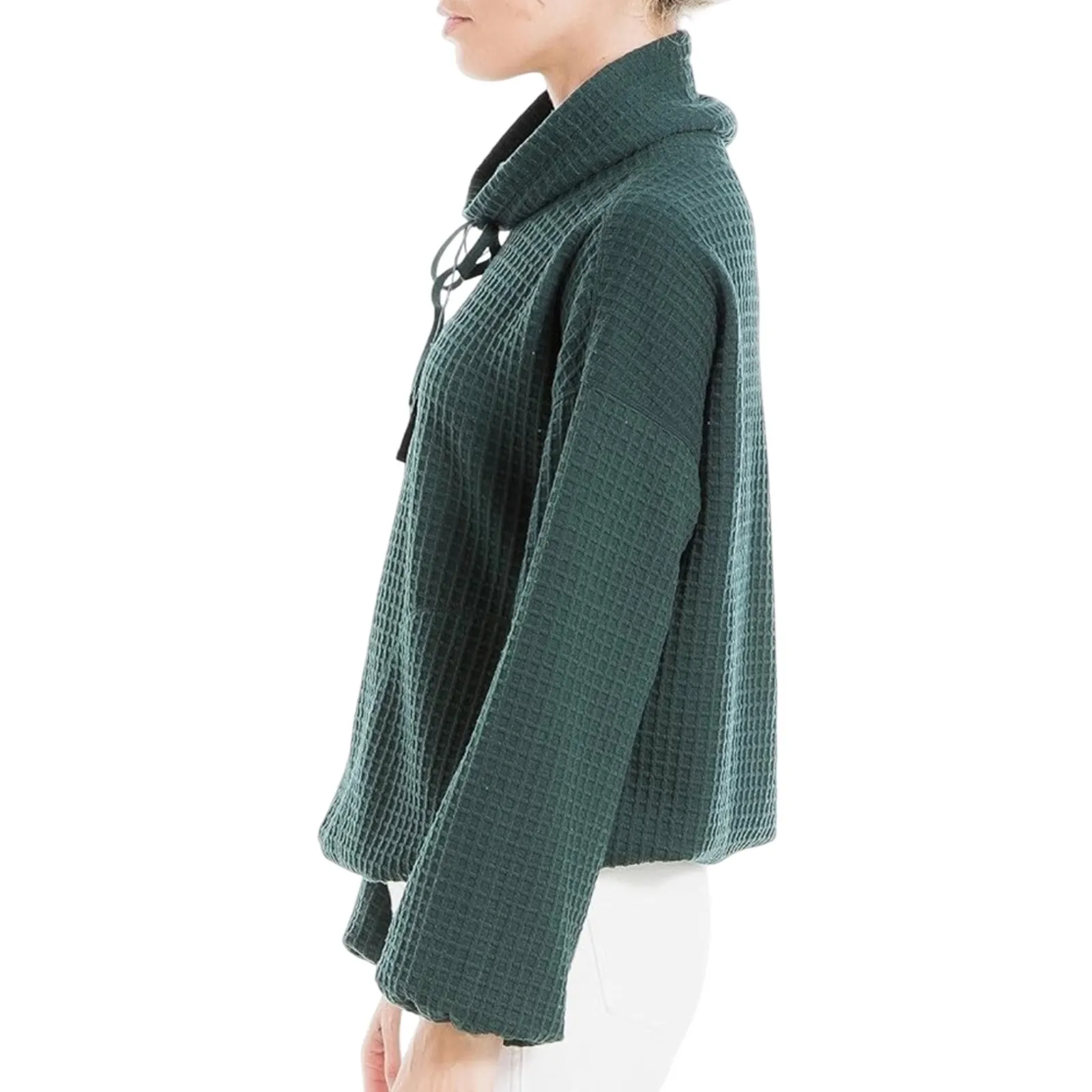 MAX STUDIO Bordeaux Knit Pullover Top Size XL New with Tag MSRP $158 - Image 4