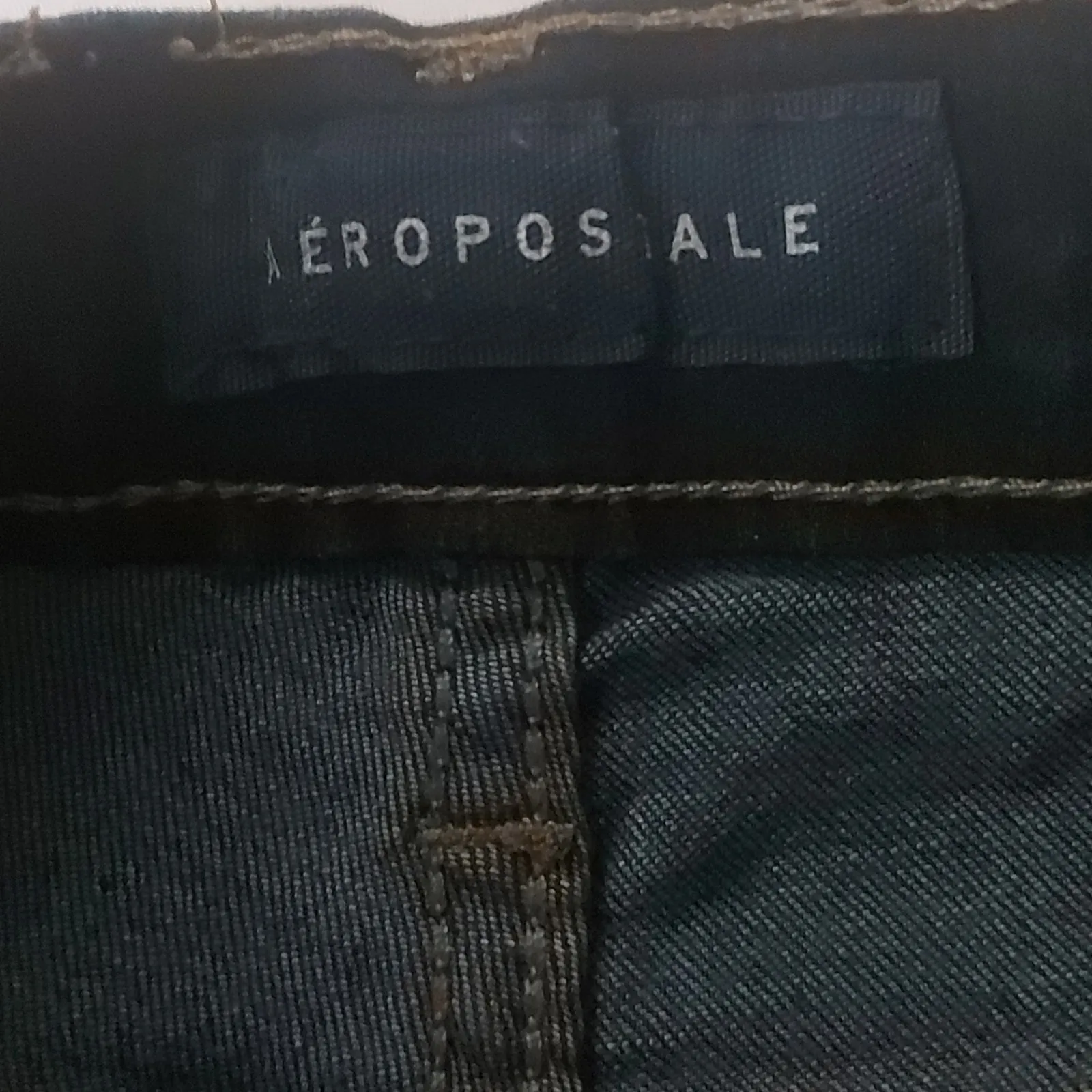 Aeropostale Dark Blue Wash Jeggings 2 Short Classic Preppy Bohemian Normcore - Image 7