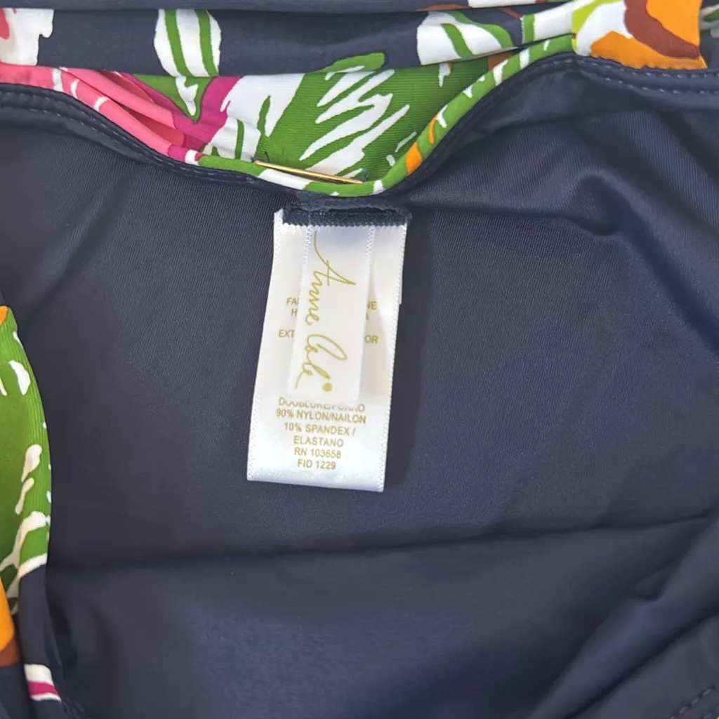 Anne Cole Floral Bikini Set SIZE S - Image 12