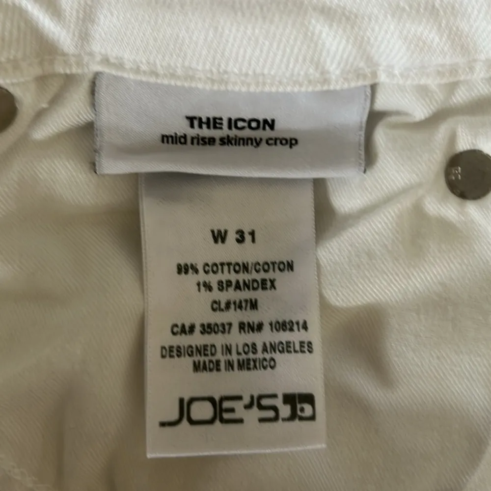 Joes Jeans White The Icon Mid Rise Skinny Jeans- Women’s 31 - Image 4