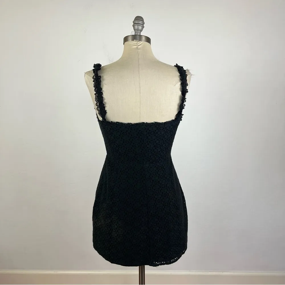 Reformation Memphis Dress in Black - Image 6