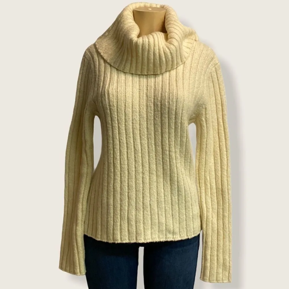 Ralph Lauren Thick chunky wool blend turtleneck Fisherman Core C31 Size L - Image 4