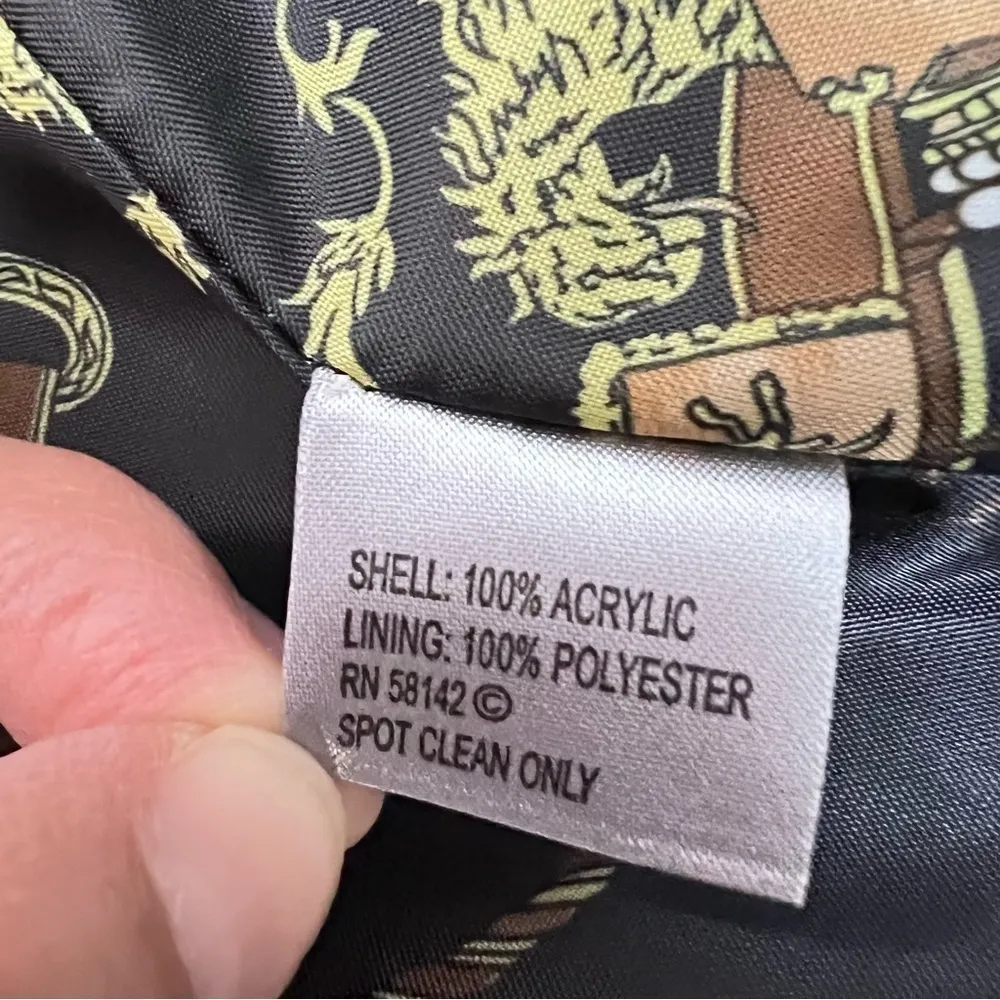 Vintage Boston Proper Chain Detailing 3/4 sleeves Size 4 Black elegant - Image 10