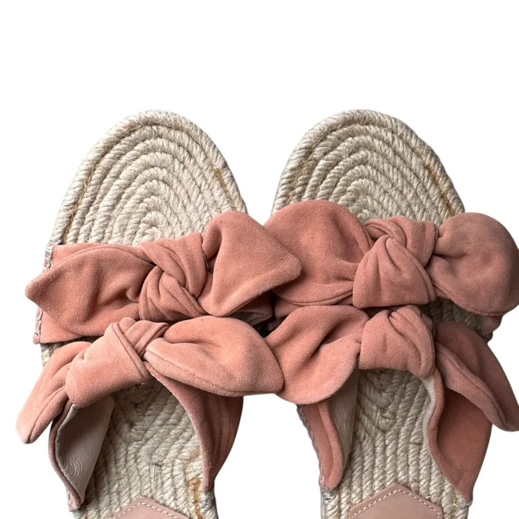 Loeffler Randall - NWOB Daisy Espadrille Slide Sandals Bow Detail Sz 39 - Image 5