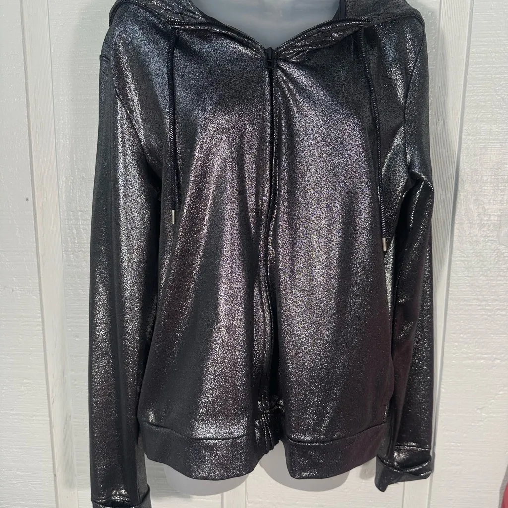 NFL Couture New Orleans Saints Metallic Couture Full Zip Womens XL EUC - Image 2