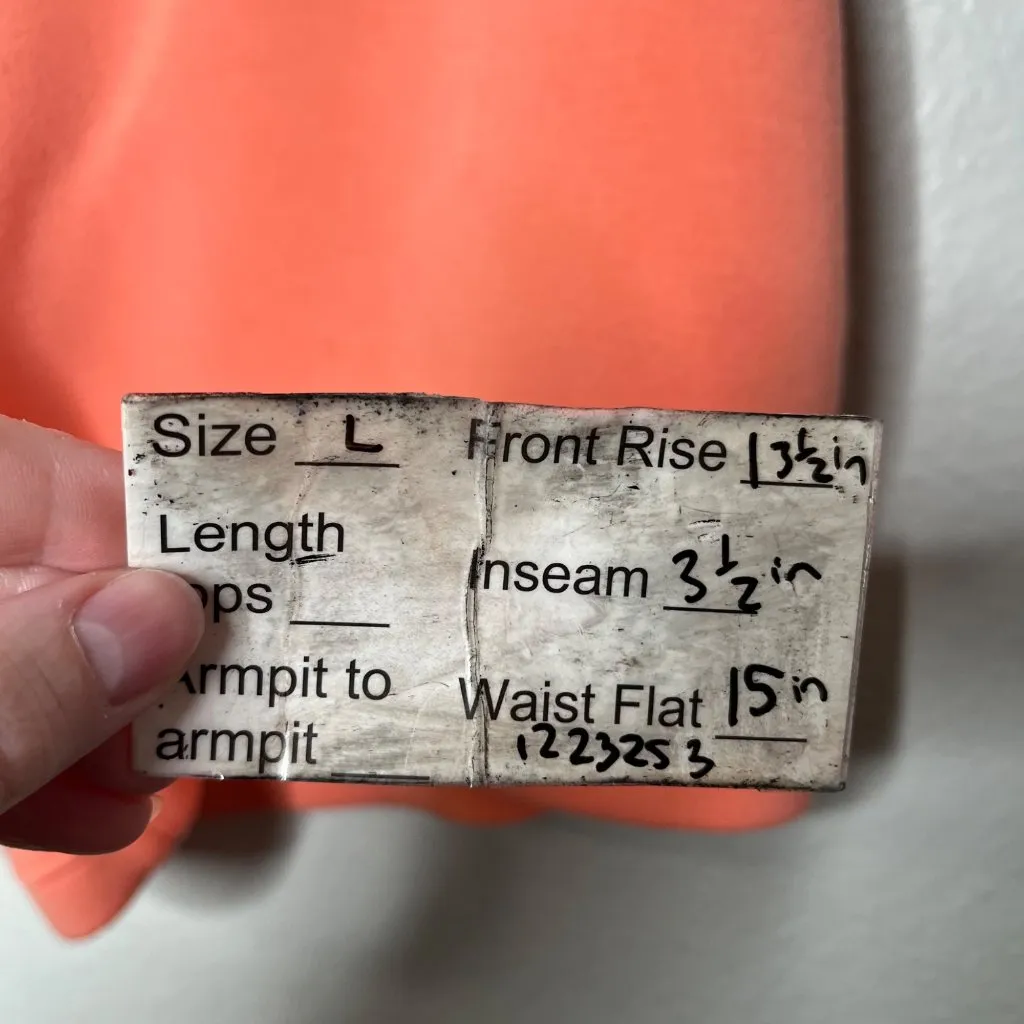 Spanx Womens Orange AirEssentials 4" Casual Lounge shorts size Large 50683r - Image 9