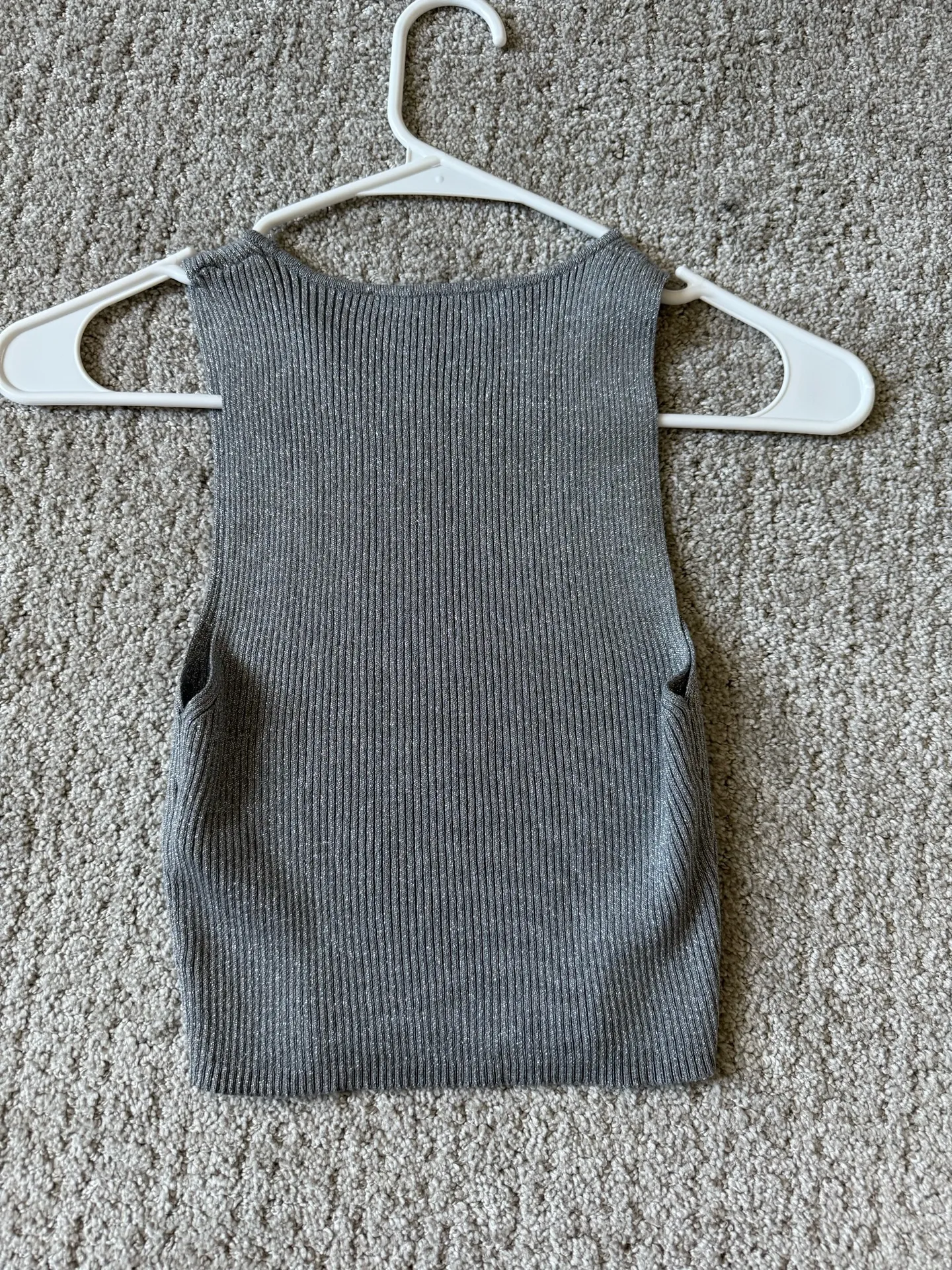 ZARA Silver Top - Image 2