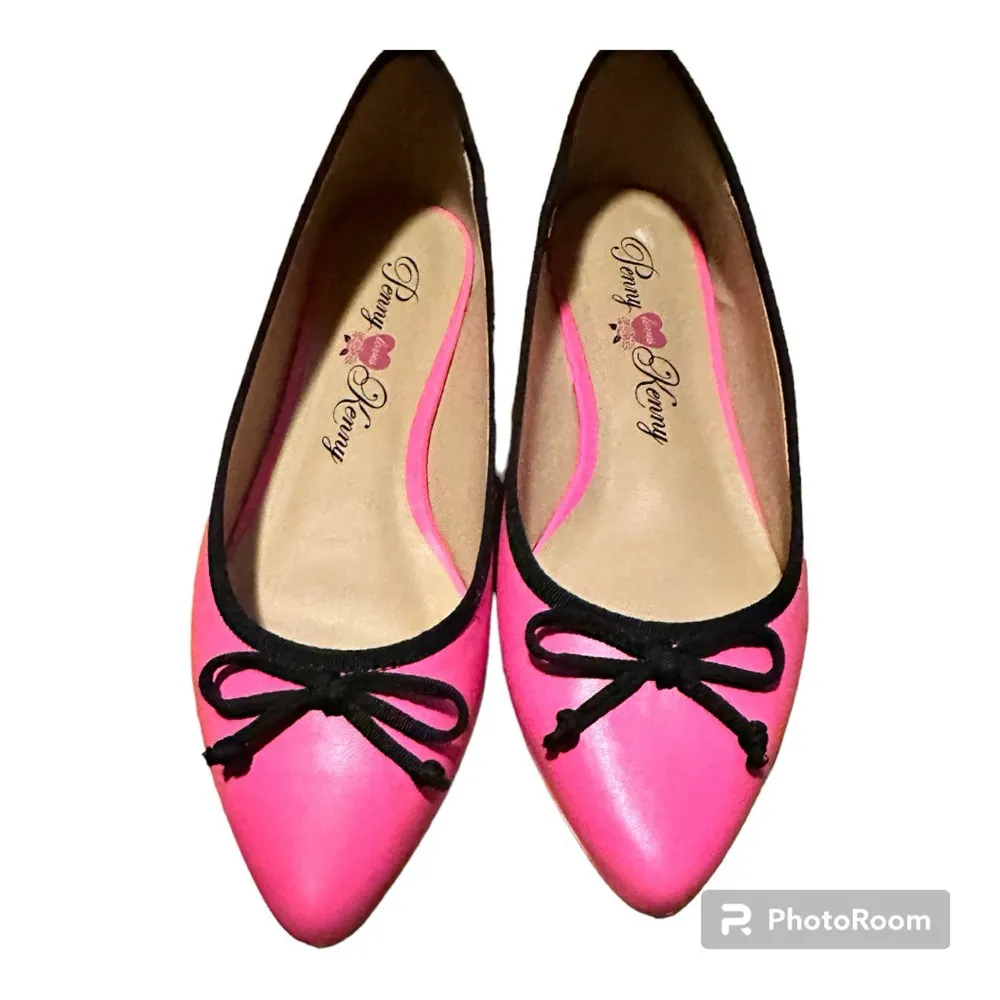 Penny Loves Kenny Attack Pink Ballet Flats - Image 8