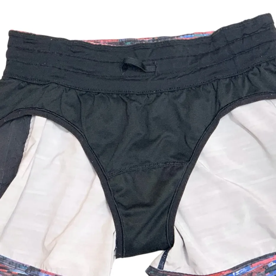 Lululemon Tracker Short V 4" Hinshu Alpine White Multi Size 8 - Image 9