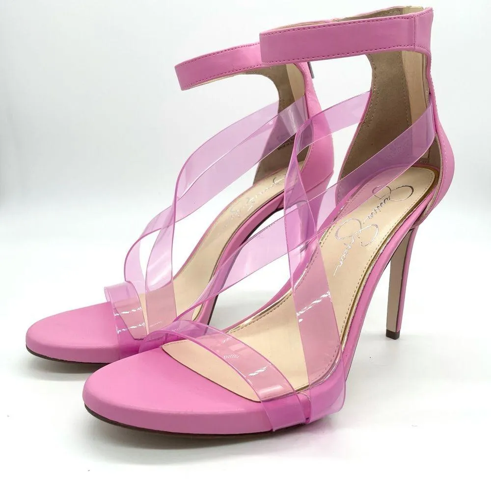 Jessica Simpson New Women's Dalechi High Heel Translucent Ankle Strap Stiletto - Image 7