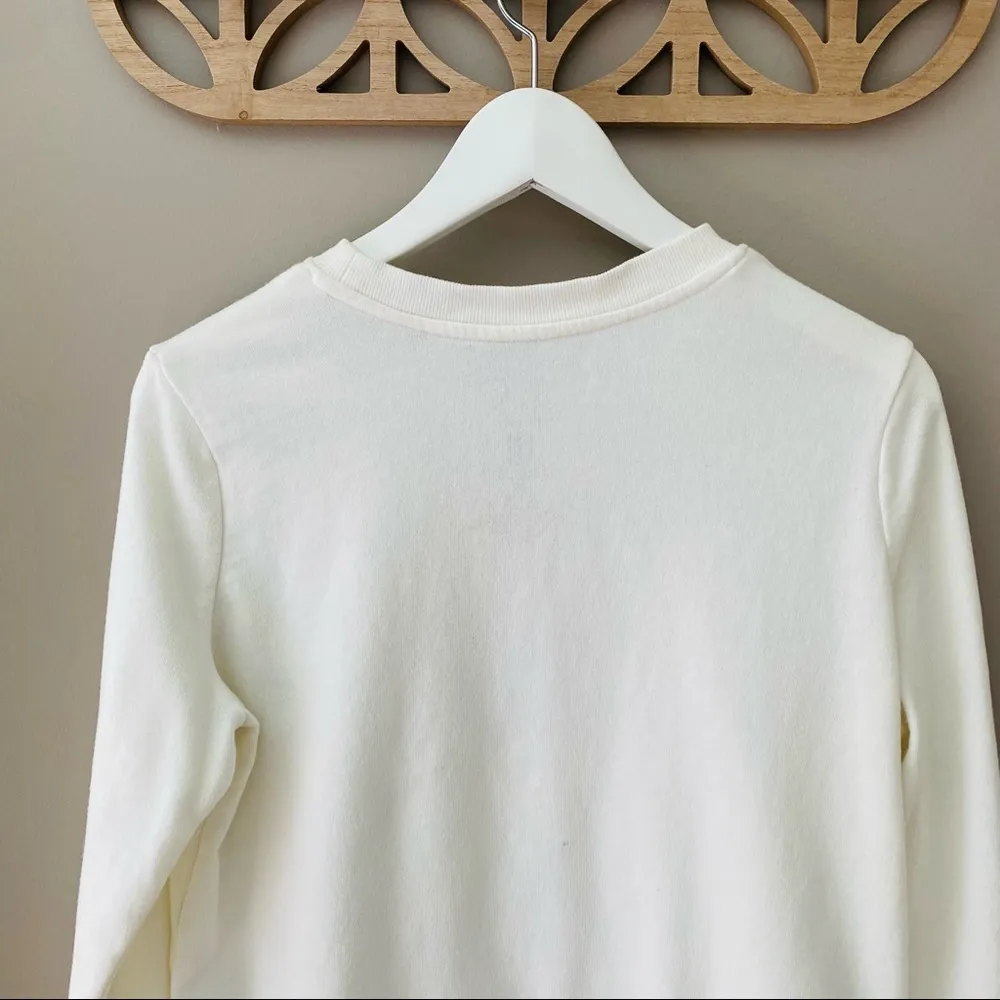 Mighty Fine Pullover 'Woodstock' Sweater Ivory Sz Medium - Image 10