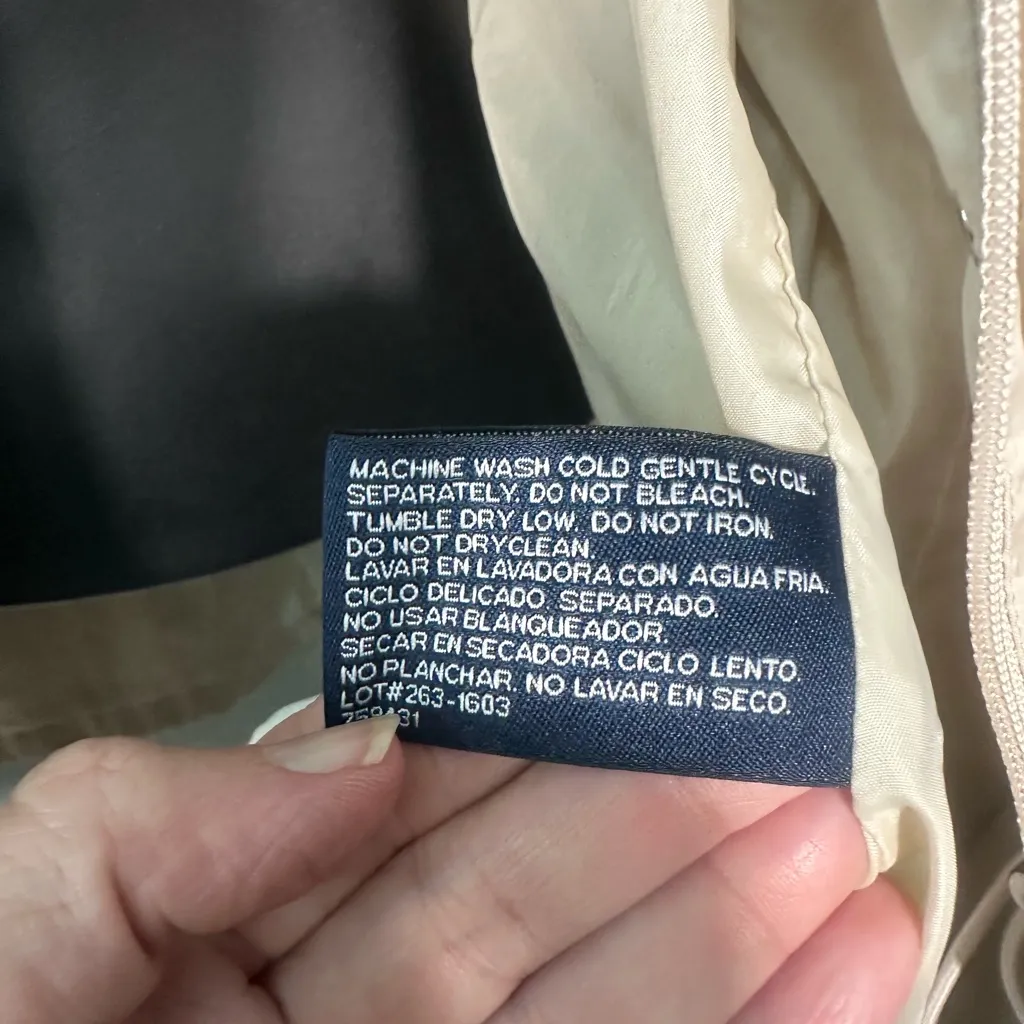 St.Johns Bay Tan Woman’s Zip Front Jacket  Size XL EUC - Image 5