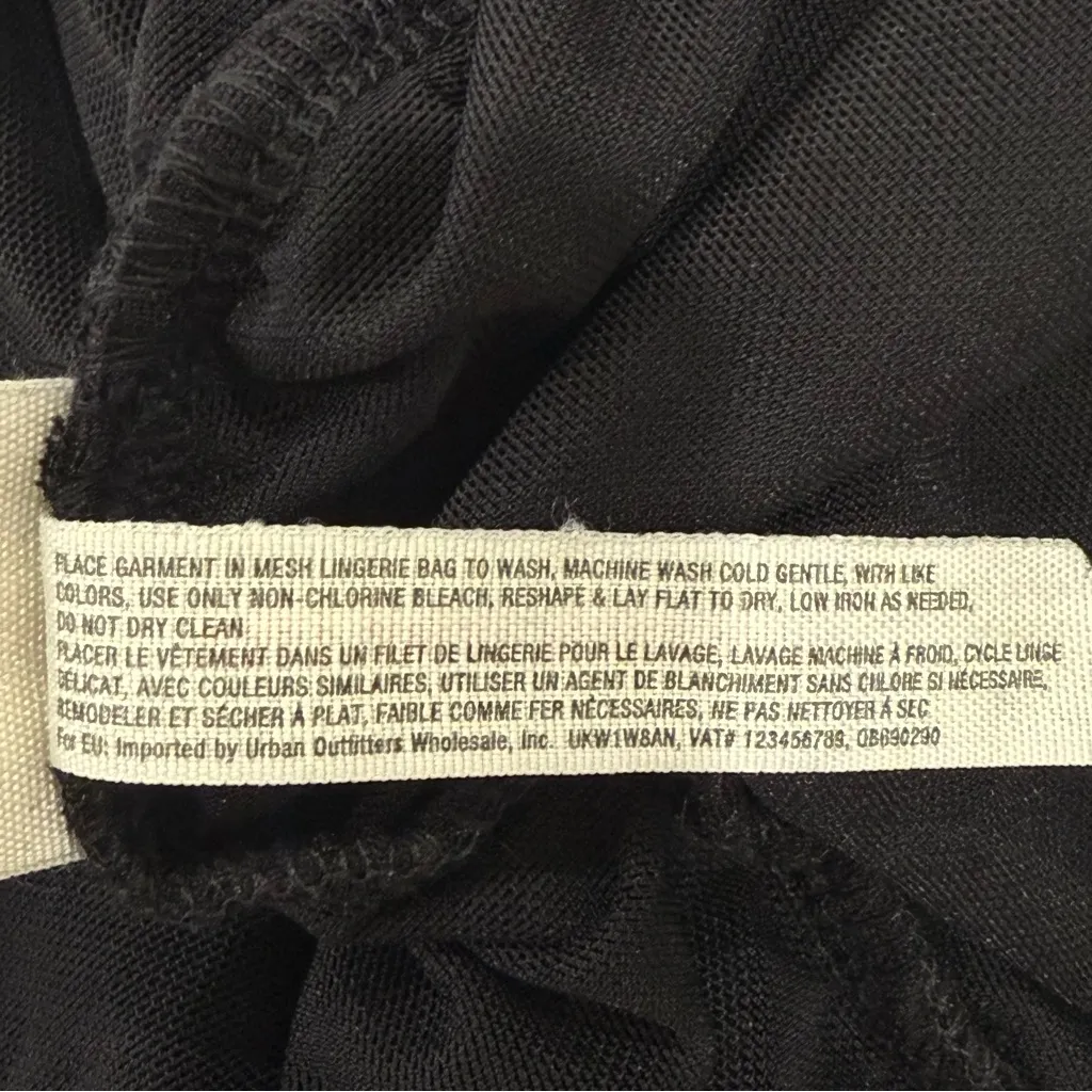 Intimately Free People Burnout Babe Mini Dress Velvet Black Small Whimsigoth New - Image 14