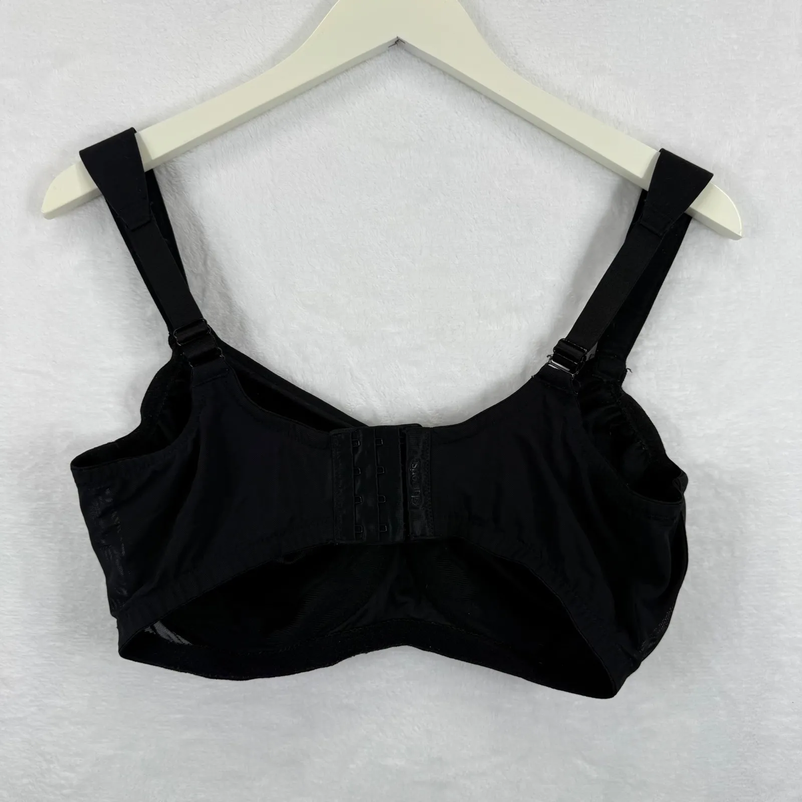 Glamorise Black Full Support Full Coverage Bra Underwire 38F Size undefined - Image 5