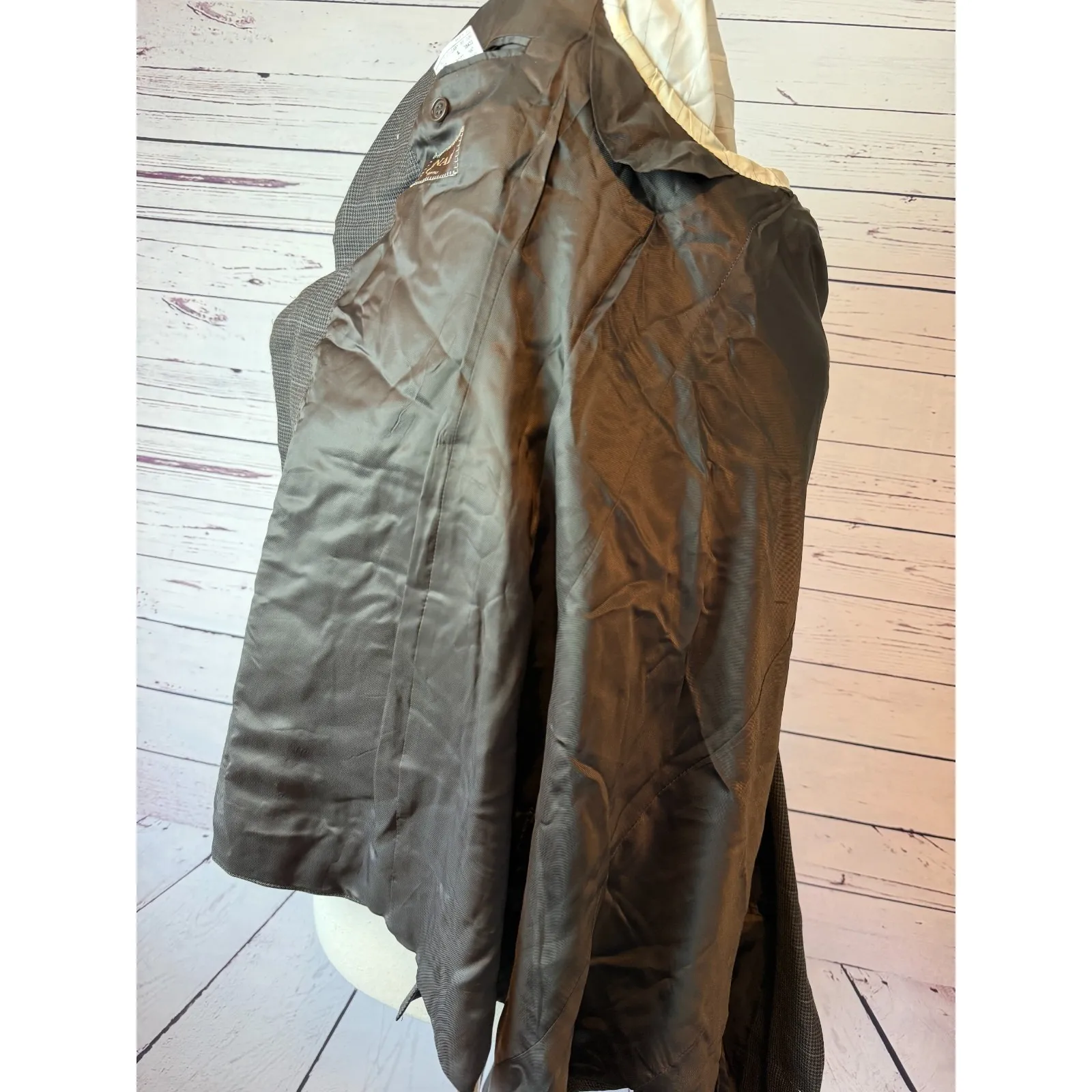 Canali Blazer Suit Sport Jacket Size 56 US 46 XL 100% Pure Wool 2 Button Italy - Image 11