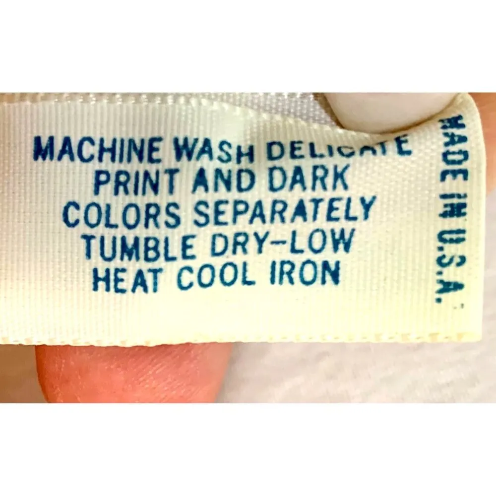 Vintage 70s Vanity Fair Peach Nightgown Maxi Lace Trim Size 36 Peignoir Tie Back - Image 8