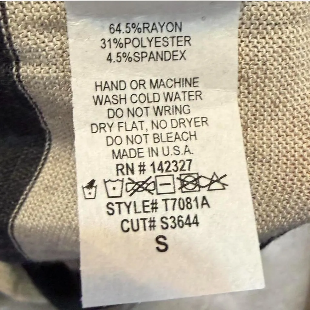 Lightweight Fleece Striped‎ Front Tie Top - Image 14