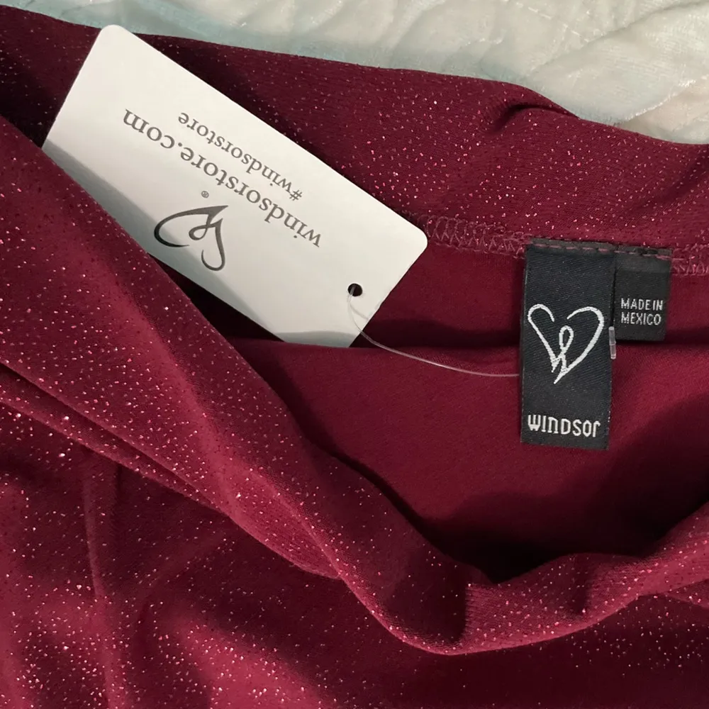 Windsor Sparkling Burgundy Maxi Skirt - Image 3