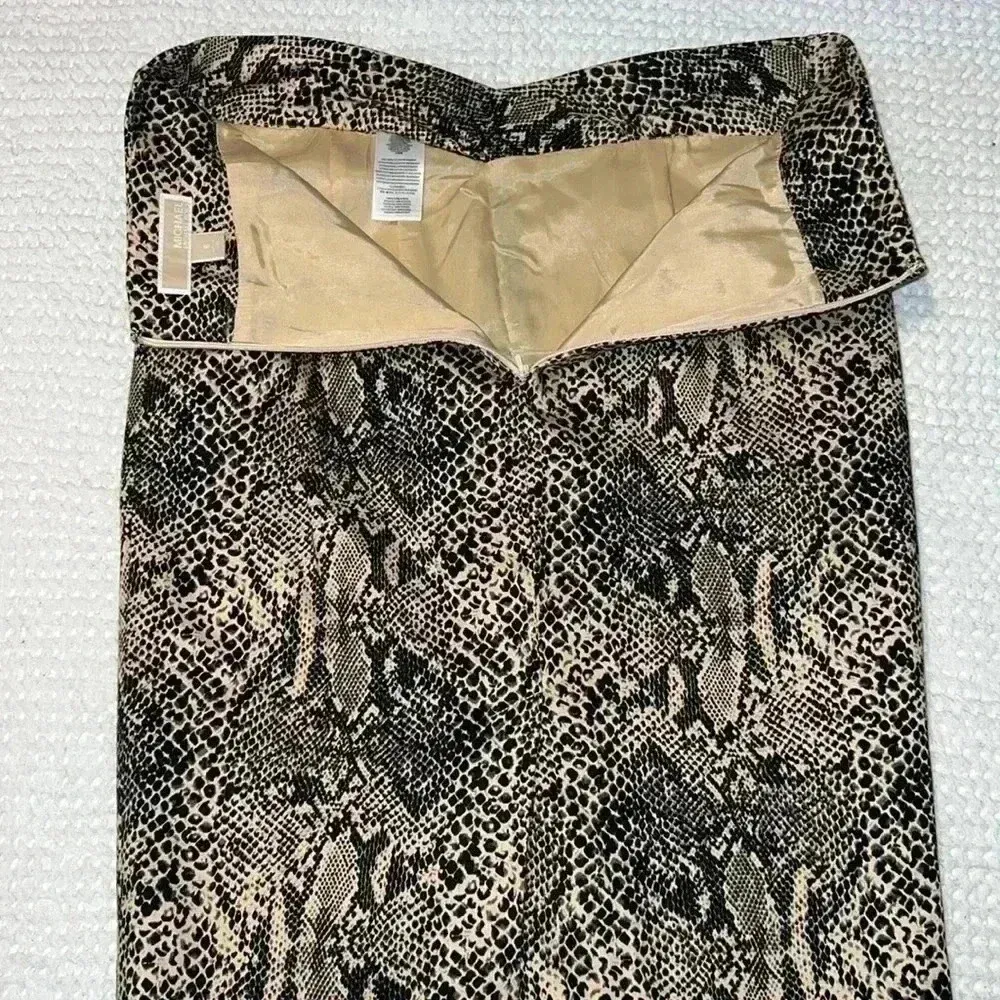 Michael Kors Snake Print Pencil Skirt A924 - Image 4