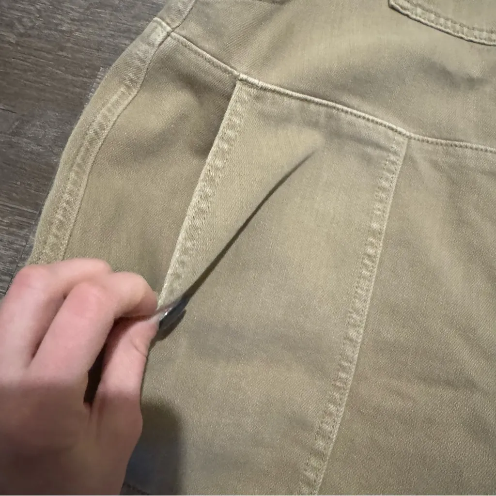 Aerie Tan Short Overalls - Image 2